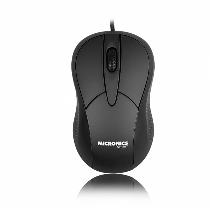 MOUSE USB CABLE +PS2 SPIRIT CHARCOAL MIC M657 MICRONICS