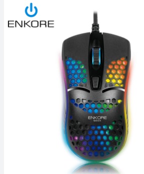 MOUSE USB GEOX BLACK EKM121 ENKORE