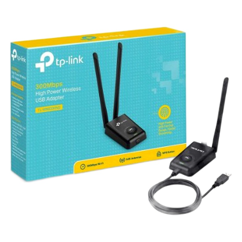 TARJETA DE RED USB WIRELES TL-WN8200ND 300MPS ROMPE MURO TP-LINK GAR: 12 MESES