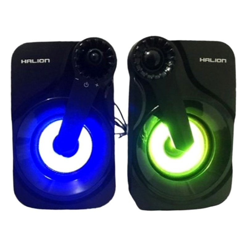 PARLANTE GAMER 2.0 USB HA-S260 led HALION GAR: 3 MESES AREA 3