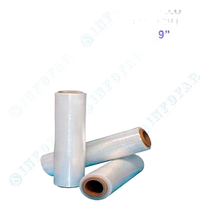 FILM STRECH 9" TRANSPARENTE DIF.