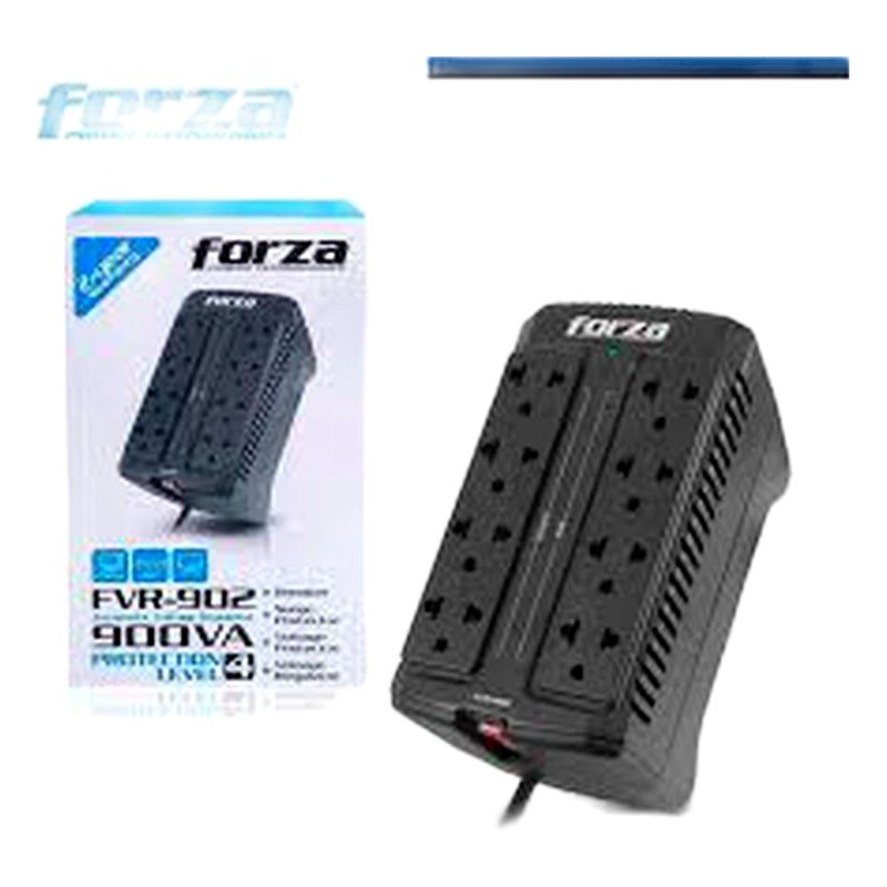 ESTABILIZADOR FORZA FVR-902 900VA/450W 220V 8 UNIVERSAL 