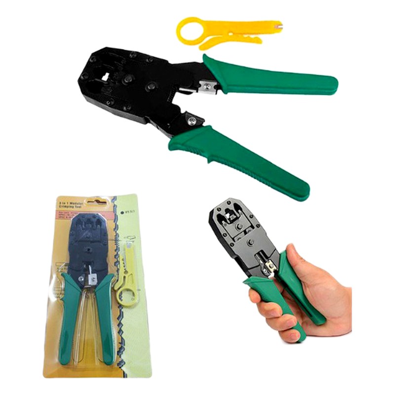 CRIMPING RJ45- RJ11-RJ9 + CORTADOR TODO EN UNO