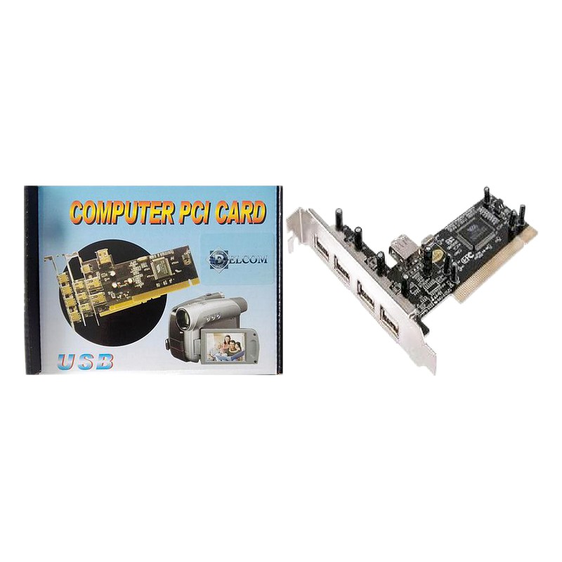 TARJETA PCI USB 4 PUERTOS 2.0 GAR: 3 MESES