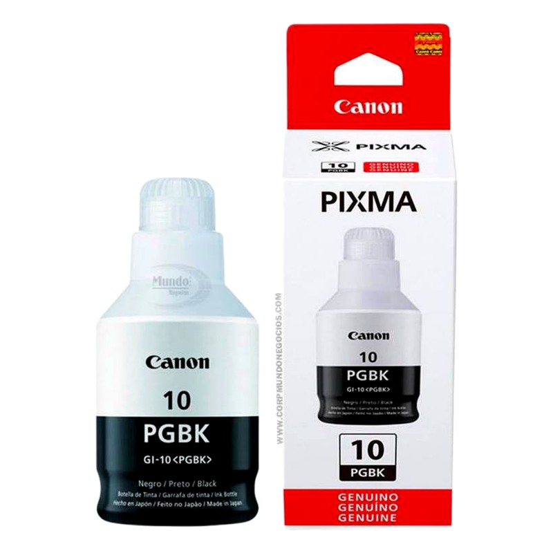 TINTA ORIGINAL GI-10 PGBK BLACK CANON   