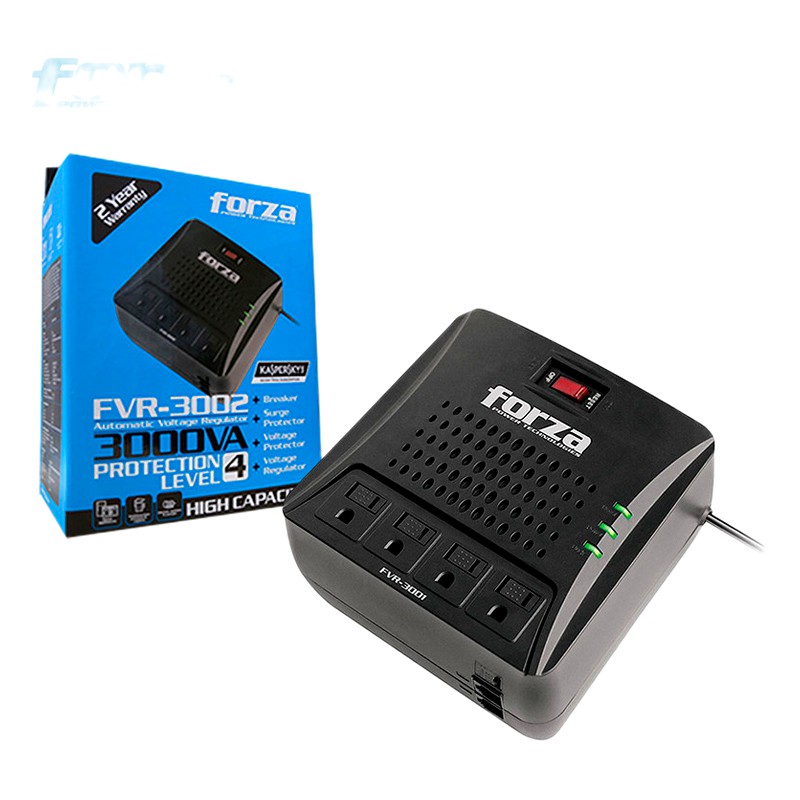 ESTABILIZADOR FORZA FVR-3002 3000VA 4 SALIDAS  