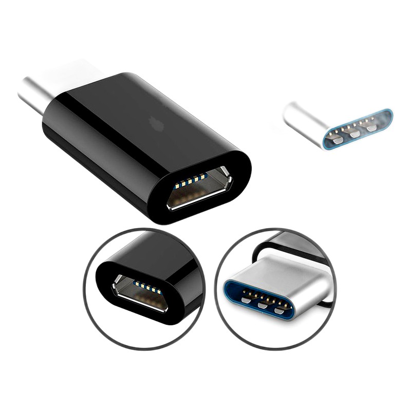 ADAPTADOR OTG MINI V8 A TIPO C 
