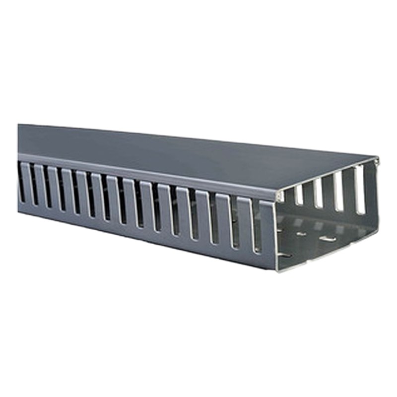 CANALETA PISO RANURADA 25X25 2M DEXSON GRIS