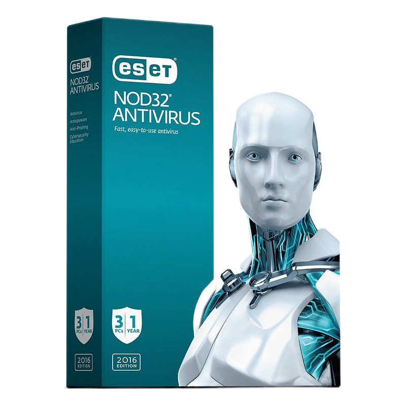 ANTIVIRUS ESET NOD32 3PC, 1AÑO