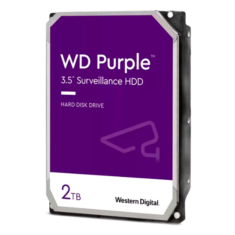 DISCO DURO CCTV 2TB RIGIDO WESTERN DIGITAL ( SE-HDD2TB) PURPURA G/12M