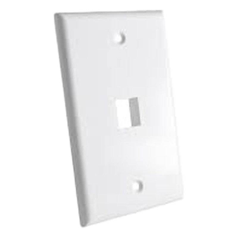 TAPA/PLACA PARED IDENTIKIT 1 PTO BLANCO SATRA 