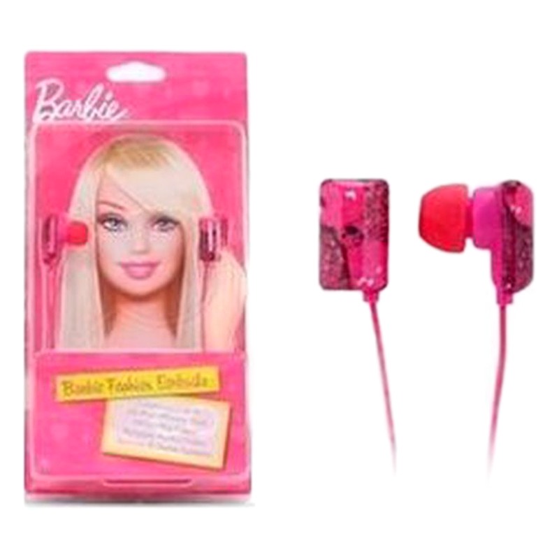 AUDIFONO CELULAR BARBIE RECTANGLE EARBUDS PINK 11359 DISNEY GAR: 1 MES AREA 3