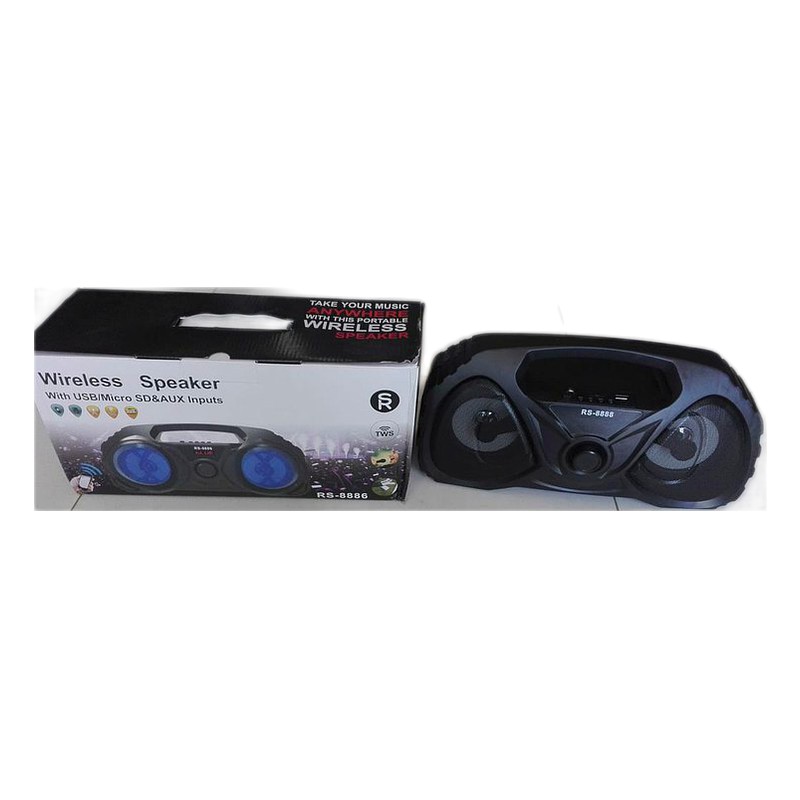 RADIO PORTATIL RS-8886 WIRELES SPEAKER GAR: 30 DIAS AREA 3