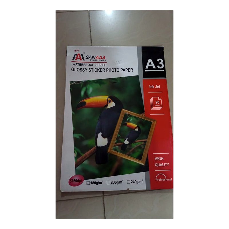 PAPEL FOTOGRAFICO A3 20XPAQ LUSTRE SAANA AREA 6