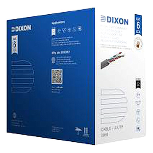 CABLE UTP DIXON 3060 CAT6 4PX23AWG GRIS 305M  
