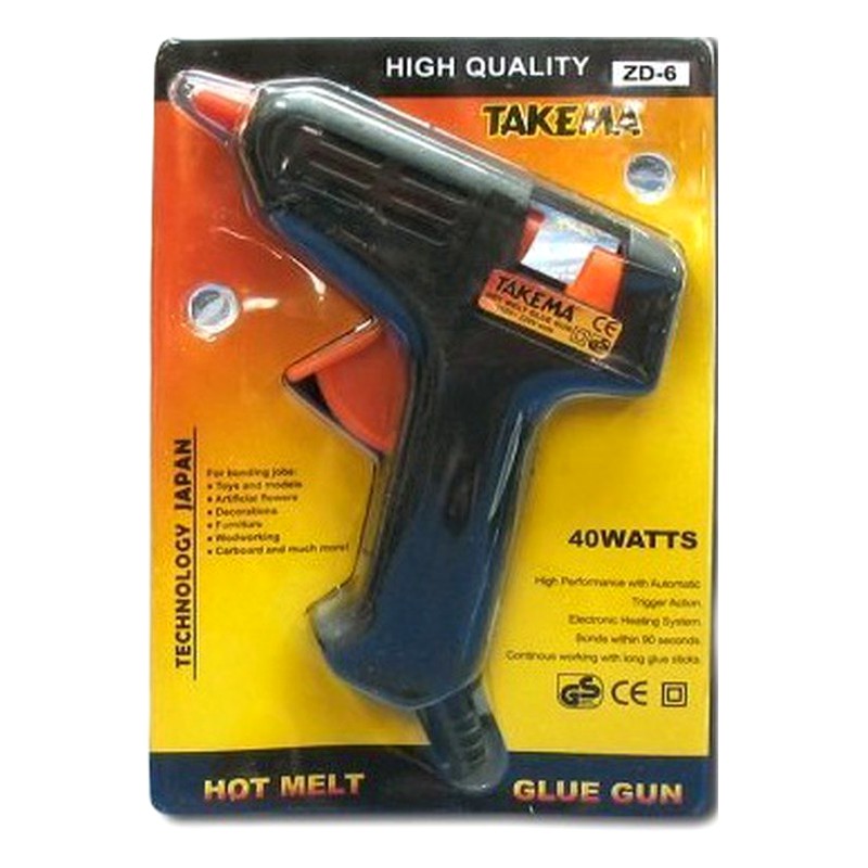 PISTOLA GRANDE P/SILICONA 40W 220V, TAKEMA ZD-6A AREA 6