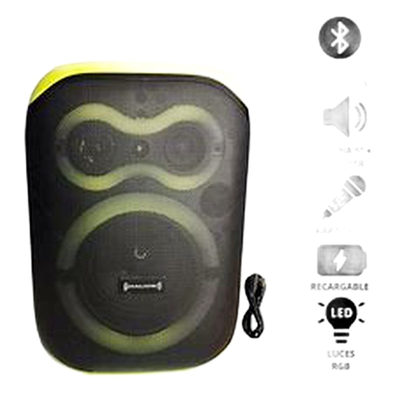 PARLANTE PORTATIL C/BATERIA HA-W51 CALIPSO 5" TWEETER RGB TWS TIPOC HALION 