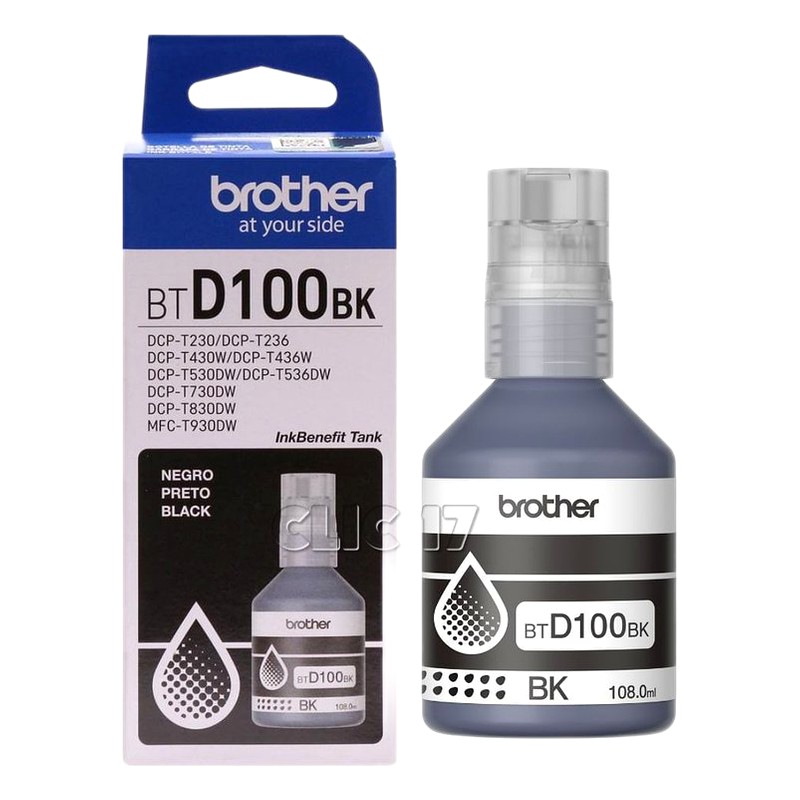 TINTA BROTHER D100 BK ORIGINAL SERIE 30/36