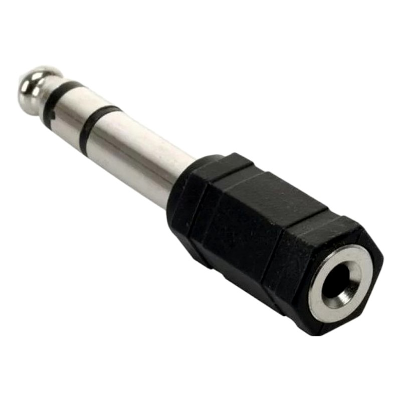 ADAPTADOR JACK 3.5mm a Plug 6.3mm Estéreo