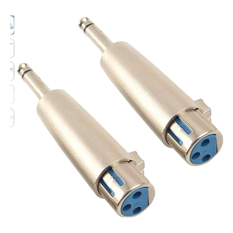 ADAPTADOR MICROFONOA STEREO de 6.35 mm 1/4 pulgadas macho a 3 pines XLR hembra Jack estéreo