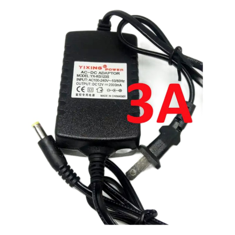 CARGADOR CAMARA VIGAILANCIA 12V 3A TRIPA