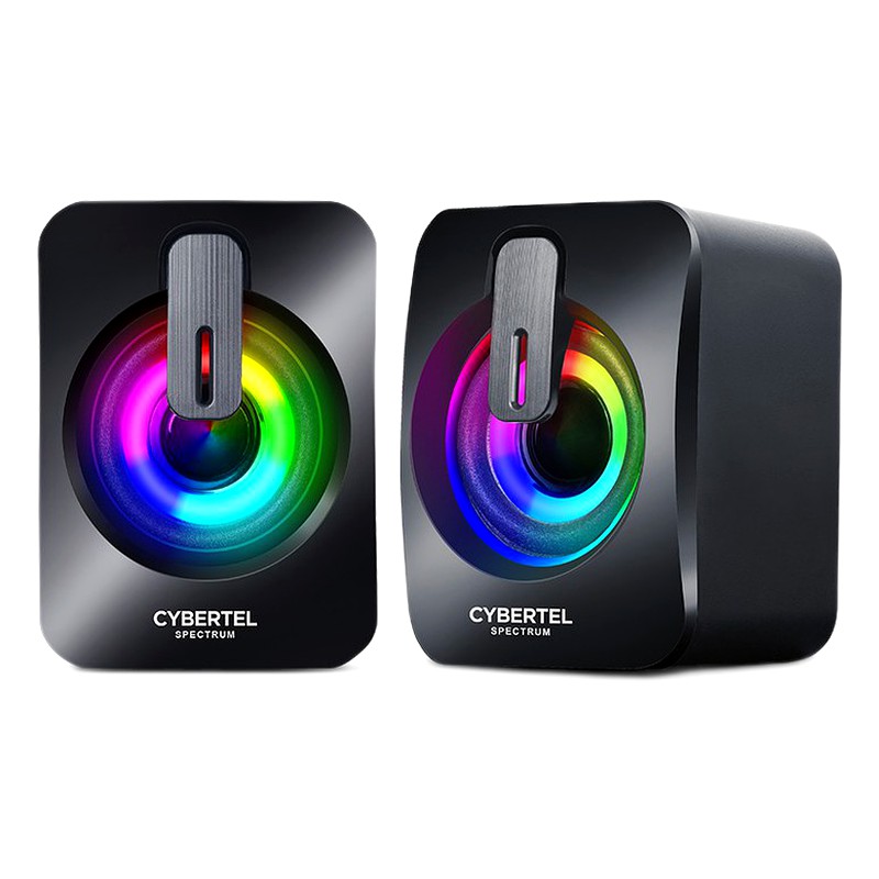 PARLANTE 2.0 RGB 2" SPECTRUM CBX S303  CYBERTEL