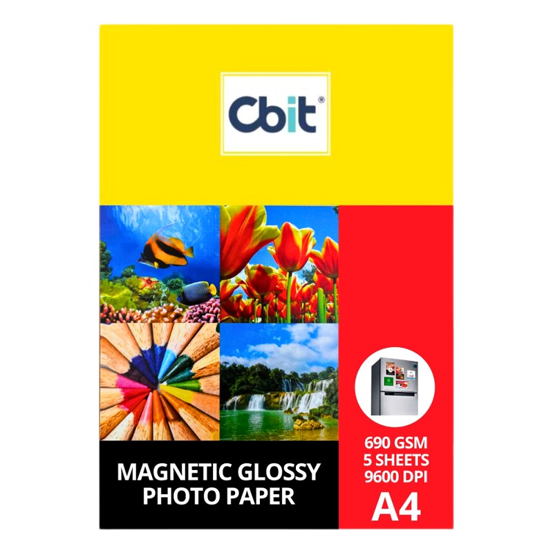 PAPEL FOTO IMANTADO MAGNETICO X5 CIBIT