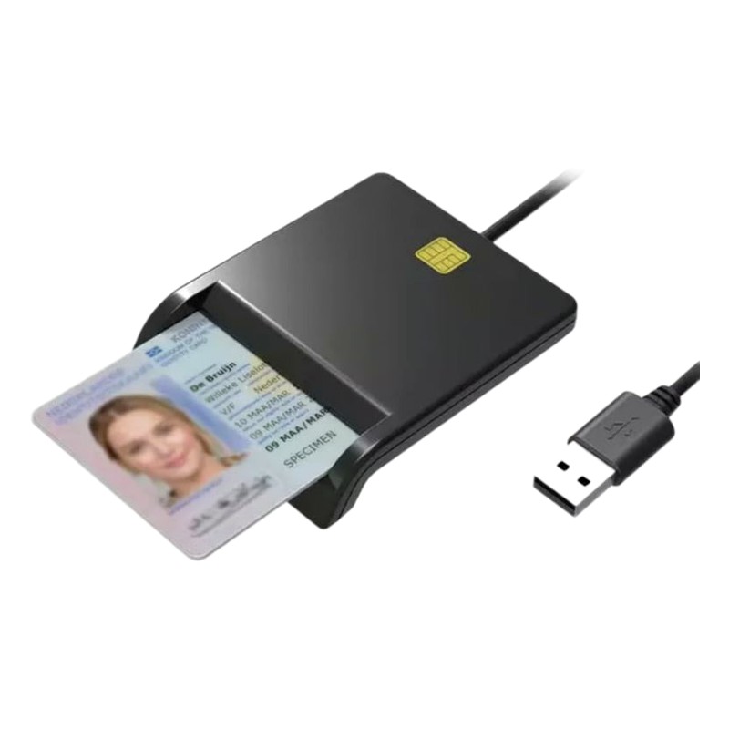LECTOR DNI ELECTRONICO 3.0, 4 EN 1 (SD, TF, SIM, SMC) GAR: 3 MESES