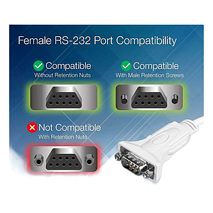 CONVERTIDOR DE USB A SERIAL TRENDNET BLANCO