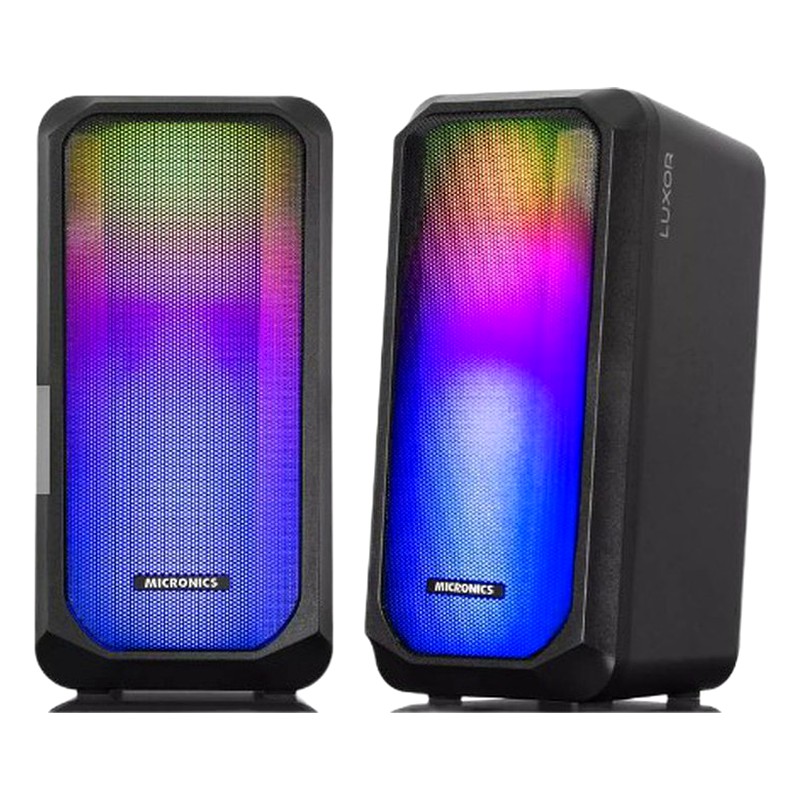 PARLANTE USB LUXOR MIC S305 PARLANTE 2.0 RGB 2.5" MICRONICS 7.39 8.72 NIU 