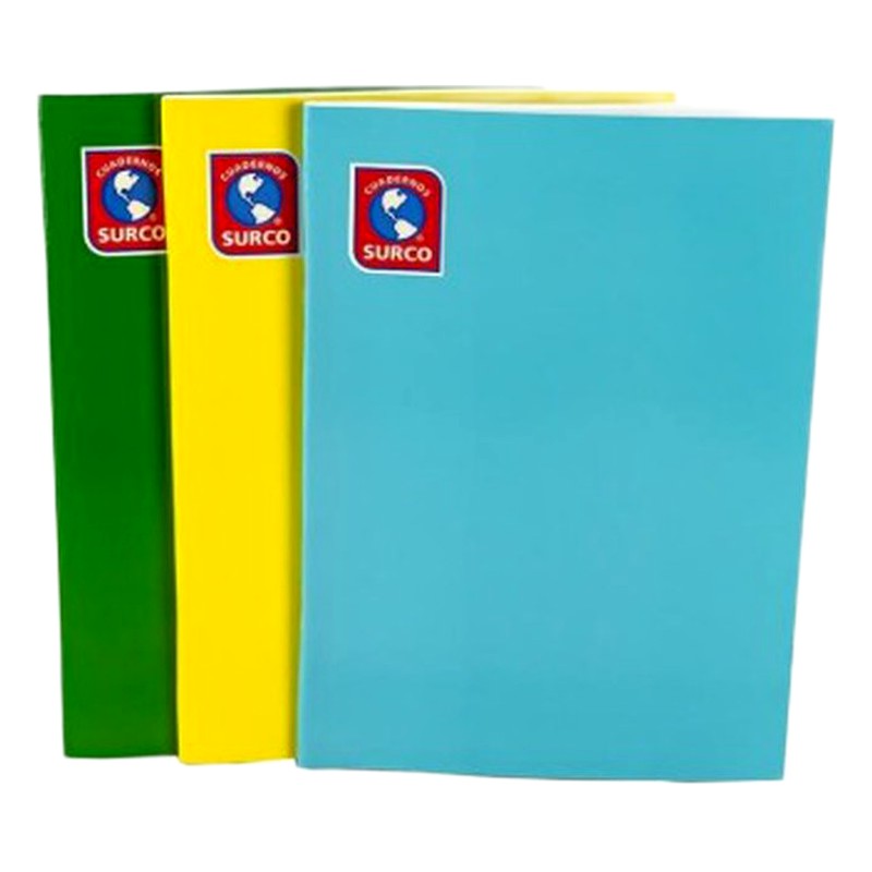 CUADERNO ESCOLAR X80 HOJAS SOLIDO TAMAÑO A5SURCO