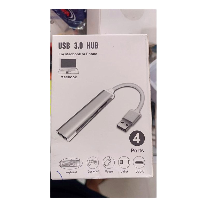 HUB USB 3.0 - 4 PUERTOS BOSSNEY BS-E9539