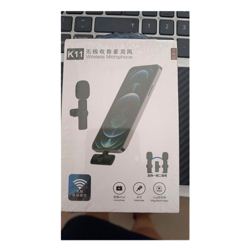 SOLAPERO MICROFONO INALAMBRICO K11 PARA IPHONE TIPO C