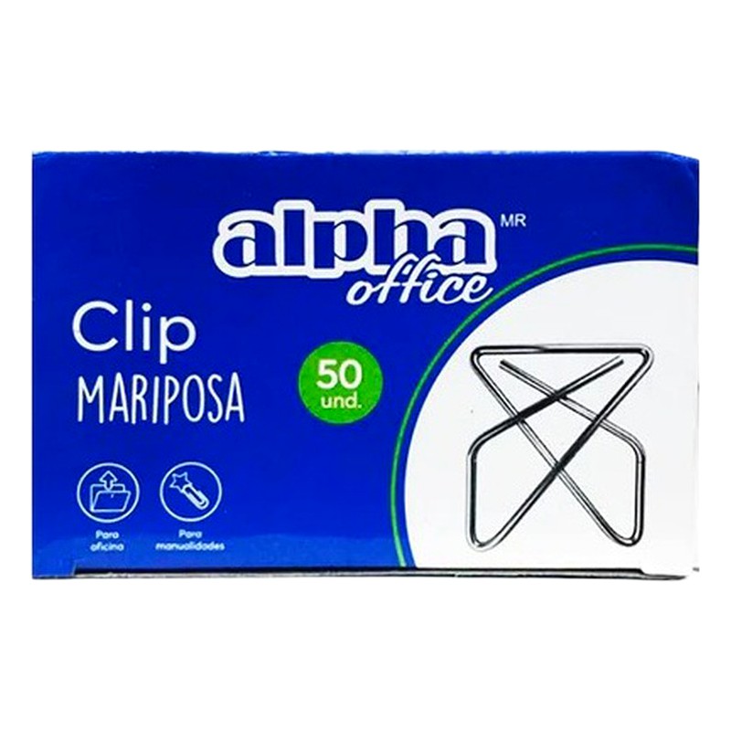 CLIP METALICOS MARIPOSA CHICO