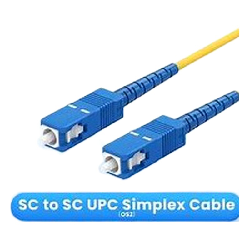 CABLE DE FIBRA OPTICA SC A SC DE 5METROS
