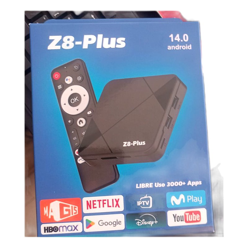 TV BOX Z8 PLUS 14.0 ANDOIND 4K RAM 2GB DISCO 16GB