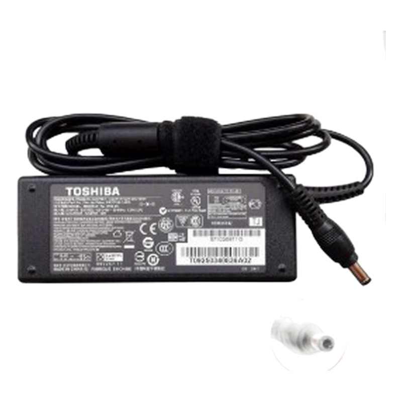 CARGADOR LAPTOP 19V 3.42A 65W Salida. 5.5x2.5 TOSHIBA