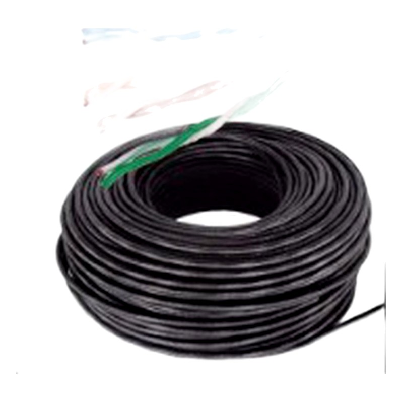 CABLE CAT6 COBRE F/UTP-PE 24AWG NEGRO X METRO SATRA