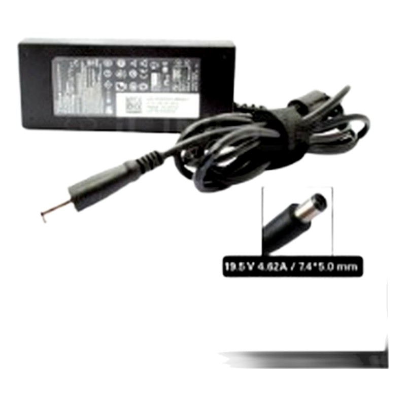 CARGADOR LAPTOP 19.5 4.6A 90W CALIDAD ALTA PUNTA AGUJA DELL 
