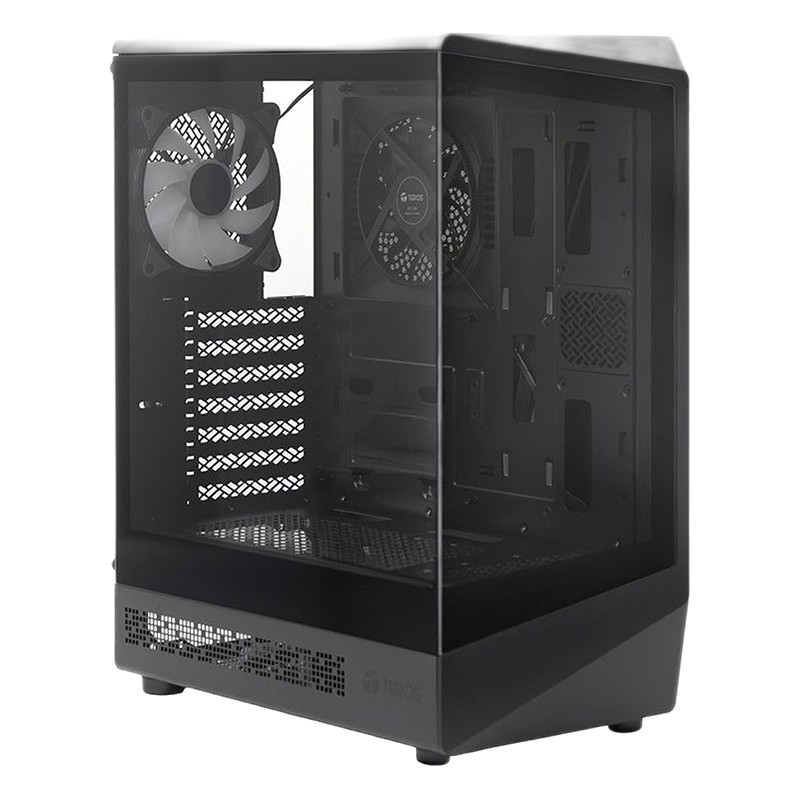 GABINETE GAMER TEROS TE-1321G, ARGB, NEGRO GAR: 12MES