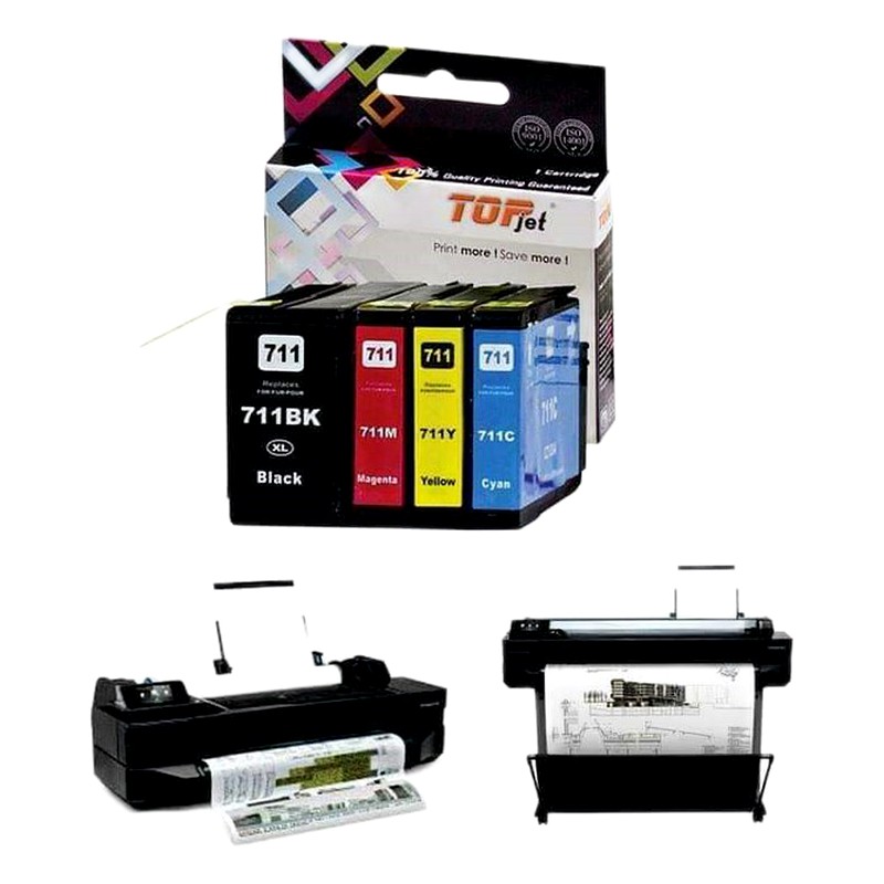 CARTUCHO COMPATIBLE TOPJET 711 MAGENTA GAR: NO APLICA