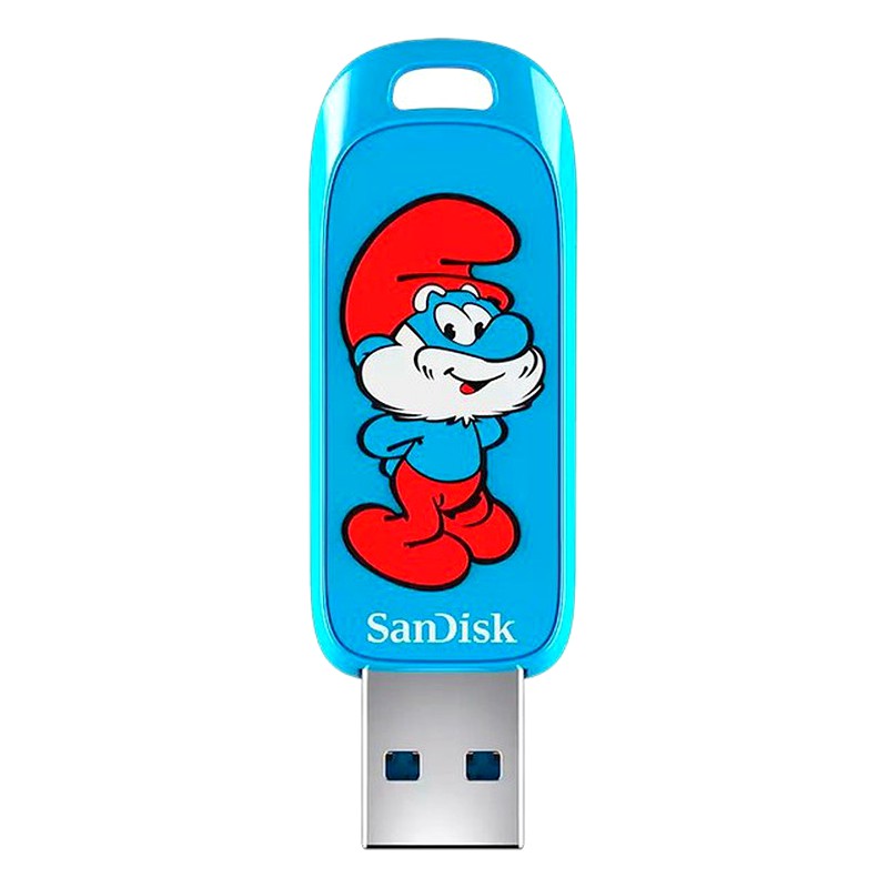 USB SANDISK SMURFS 128GB 3.2 GAR: NO APLICA