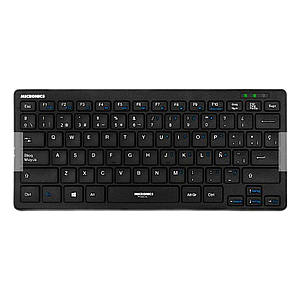 TECLADO MULTIMEDIA USB  PASCAL+ SLIM MIC K500 MICRONICS