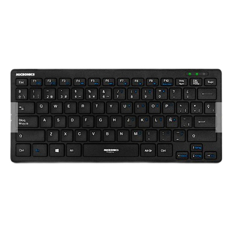 TECLADO MULTIMEDIA USB  PASCAL+ SLIM MIC K500 MICRONICS