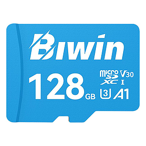 MEMORIA MICROSD 128GB UHS-I MS100 100MB/S V30 BIWIN GAR: NO APLICA