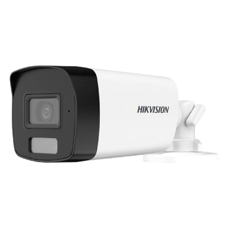 CAMARA TUBO 2MP SMART HYBRID LIGHT IR 40M 2.8MM C/AUDIO HK-DS2CE17D0T-LFS HIKVISION: GAR: 12MES