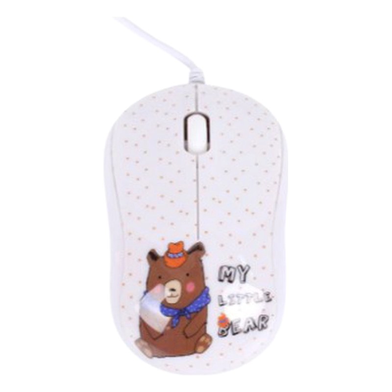 MOUSE CON CABLE USB HA-M202 DISEÑOS HALION
