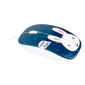 MOUSE USB HA-853 DISEÑO CONEJO-GATITO-PERRITO HALION GAR: 1 MES