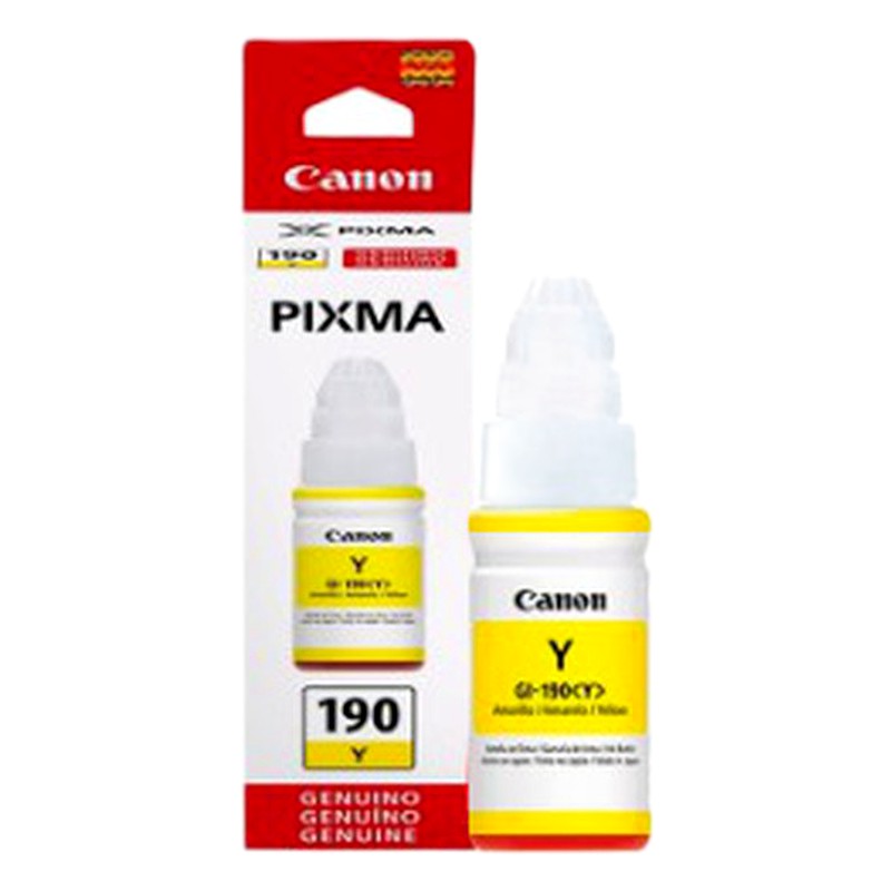 TINTA ORIGINAL AMARILLO 190 , 70ML CANON