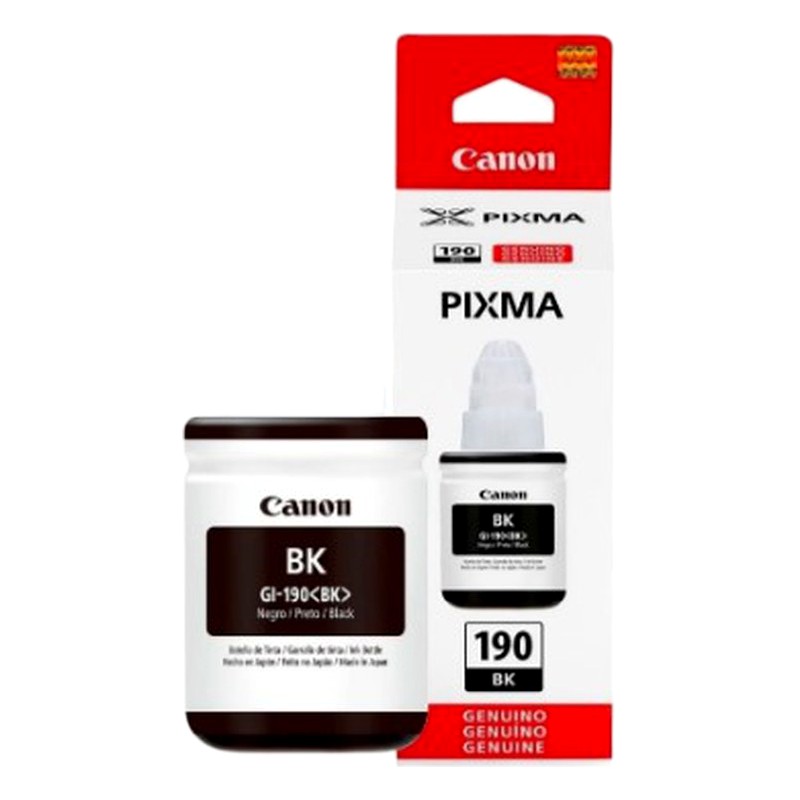 TINTA ORIGINAL NEGRO 190BK 135ML CANON